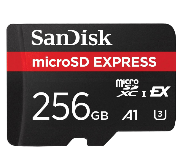 SANDISK EXPRESS microSDXC 256GB (880/650 MB/s) EX C10 U3 UHS-I - 1338366 - zdjęcie